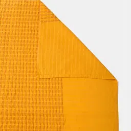 Fabindia Yellow Cotton Single Bed Cover-image-71