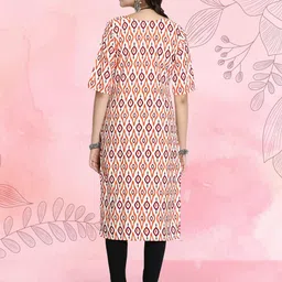 Ethnic basket Women Pack Of 2 Multicoloured Crepe Kurtas image 2