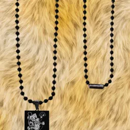 M Men Style Stainless Steel Lord Pawanputra Bajrangbali Pendant With Chain-picture-16