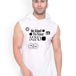 Fashnobic Men be kind Printed Pure Cotton Gym Vest K__print-108_gym_vest_white-picture-12