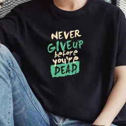 StyleCast x Revolte Men Typography Printed Round Neck Regular Fit T-shirt-picture-38