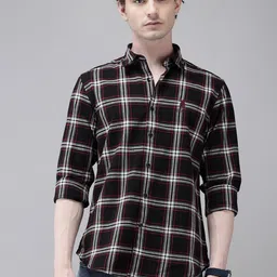 U.S. Polo Assn. Denim Co. Tartan Checked Pure Cotton Casual Shirt-picture-47