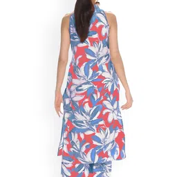 DIVASTRI Women Floral Printed Regular Kurta with Palazzos image 2