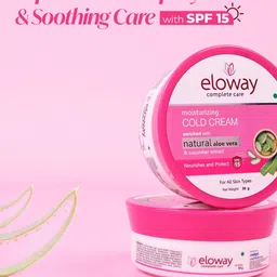 ELOWAY Set Of 5 Moisturizing Cold Cream With Aloe Vera - 50 g Each image 5