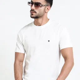 INVICTUS Men Solid Round Neck Cotton T-shirt image 3