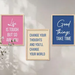 walllane Motivational Wall Art With Frame Home Decor Wall Painting For Living Room Office Bedroom-picture-13