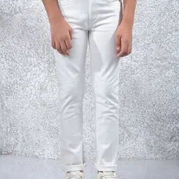 Crimsoune Club Boys Slim Fit Mid-Rise Heavy Fade Stretchable Jeans-image-69