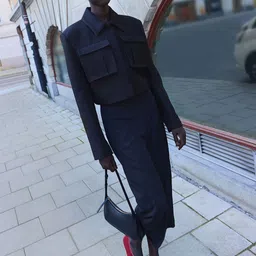 H&M Wide Twill Trousers-picture-25