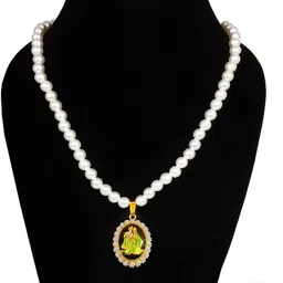 Utkarsh Gold-Plated Oval Pendants with Chains image 4