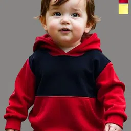 BAESD Kids Pack Of 2 Cotton Hooded Sweatshirt-picture-33