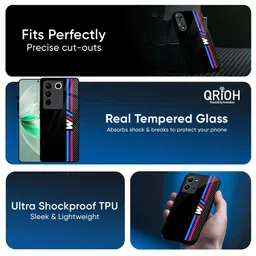 QRIOH Unisex iQOO Neo 10 5G Quirky Automotive Art Shockproof Glass Back Case image 2