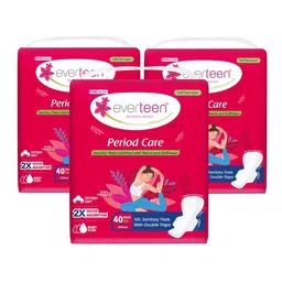 everteen Set Of 3 Sanitary Napkin Pads With Cottony-Soft- 40 Pcs Each- XXL-picture-45