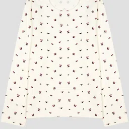 Charm n Cherish Girls Floral Printed Full Sleeve T-shirt-image-16