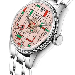 DOUBLERUN Men Stainless Steel Bracelet Style Analogue Multi Function Watch H05N20004 image 3