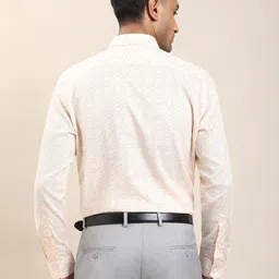 Turtle Standard Fit Geometric Printed Formal Pure Cotton Shirt image 5