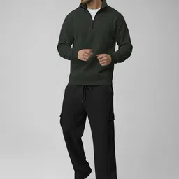 TRIPR Mock Collar Long Sleeves Sweatshirt With Cargo Trouser-picture-21