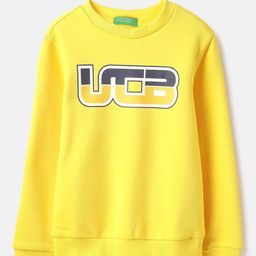 United Colors of Benetton Boys Graphic Printed Round Neck Cotton Pullover Sweatshirt-picture-31