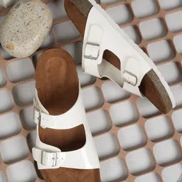 MOZAFIA Women Ballerinas with Buckles Flats-picture-28