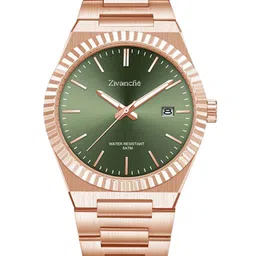 ZAADRAN Unisex Embellished Dial & Stainless Steel Bracelet Style Straps Analogue Automatic Watch Orbit-picture-21