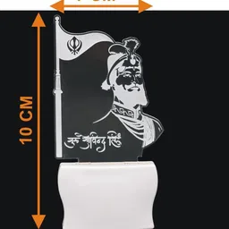 1ST TIME White & Transparent 3D Illusion LED Plug Night Lamps image 3