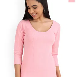 Selfcare Pack of 2 Ribbed Thermal Tops-picture-16