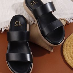 Carlton London Women Wedge Heel Sandals-picture-38