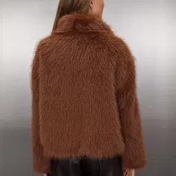 Trendyol Shawl Collar Long Sleeves Woven Jacket image 3
