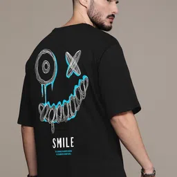 BENNY BROOKS Men Graphic Printed Round Neck Oversized T-shirt-picture-15