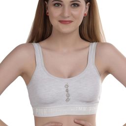 Samvar White Cotton Non-Wired Non Padded Minimizer Bra-picture-36