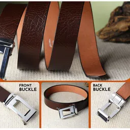Provogue Men Textured Leather Formal Belt image 3