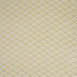 Bromwick White & Beige Checked Cotton Single Duvet Cover image 3