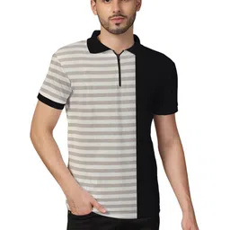 BEYOU FASHION Men Colourblocked Polo Collar T-shirt-picture-10