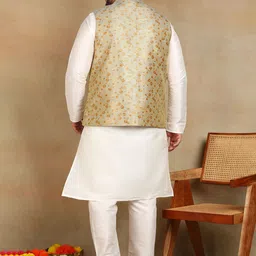 Sztori Woven Design Nehru Jacket image 5