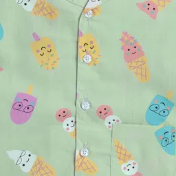 The Magic Wand Unisex Kids Printed Night suit image 2