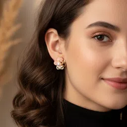 FIMBUL Floral Studs Earrings-picture-17