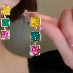 Arzonai Contemporary Drop Earrings-picture-19