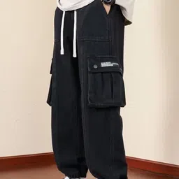 StyleCast Men Relaxed Fit Easy Wash Cargos Trousers-picture-35