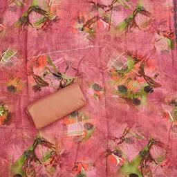 KIMISHA Embroidered Unstitched Dress Material image 4