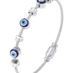 CLEO BE BOLD BE YOU Women Silver-Plated Kada Bracelet-picture-23