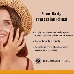 NIVAGLOW Sunscreen SPF50 For Anti Tan & Sun Burn Protection - 50 g image 4