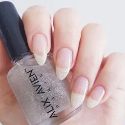 ALIX AVIEN PARIS Long Lasting Glossy Nail Lacquer- 4 ml- Shade- Transparent 36 image 4