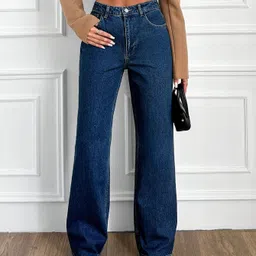 Metronaut Women Comfort Wide Leg Jeans-image-75