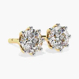 VALANOVA 925 Sterling Silver 0.5 Carat Lab Grown Diamond Studs -1.3g image 2