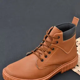 Killer Men Round Toe Laced Up Boots-image-56