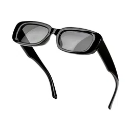 HAYDEN haiza Unisex Black Lens & Black Square Sunglasses with-image-54