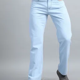 The Roadster Lifestyle Co Men Pure Cotton Relaxed-Fit Mid-Rise Jeans-picture-57