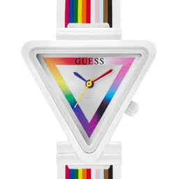 GUESS Women Gt Fame Printed Asymmetric Dial & Bracelet Style Straps Analogue Watch image 5