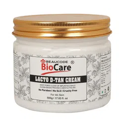 BEAUCODE BIOCARE Lacto D-Tan Paraben Free Face & Body Cream - 500g-picture-36
