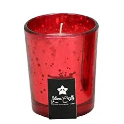 Sitara Crafts Red 14 Pieces Scented Jar Candles-picture-17