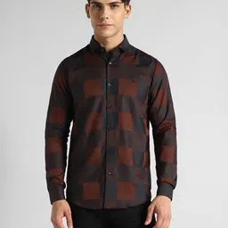 SIMON CARTER LONDON Men Slim Fit Buffalo Checks Opaque Checked Casual Shirt-picture-27